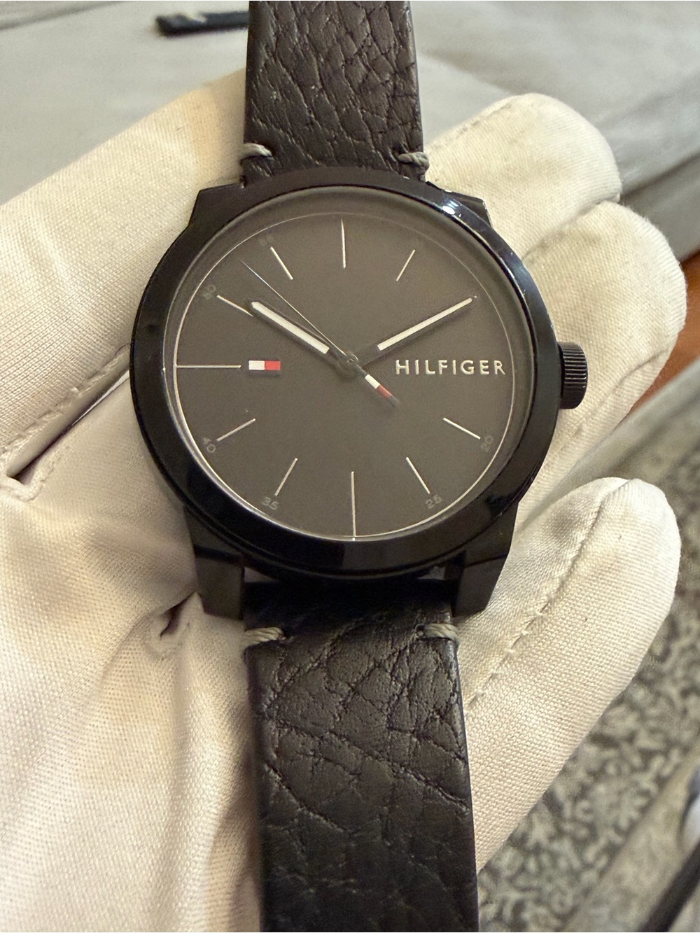 Tommy Hilfiger Men's Black Watch (Model 1791384) Quartz 42mm